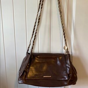 Brown Shoulder Bag strap.